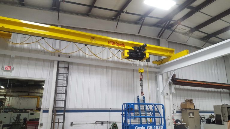 5 ton crane on job site