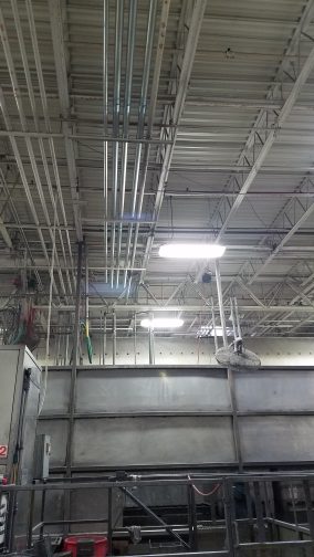 Electrical work up high