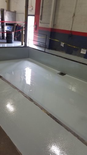 floor with new coating