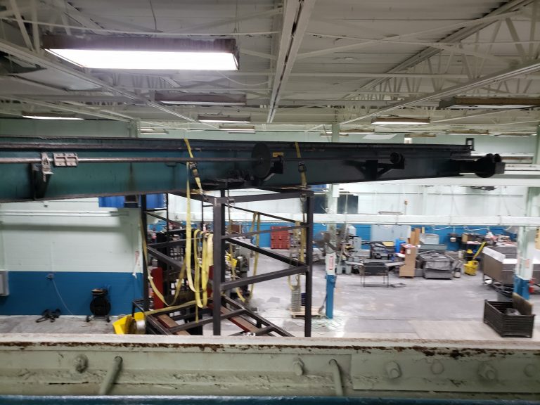 Overhead Cranes - a project by our industrial contracting company in Marine City, MI